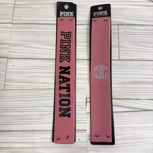 PINK Victoria's Secret Accessories - NWT 2 VICTORIA’S SECRET PINK BEGONIA HEADBANDS SET BUNDLE LOT